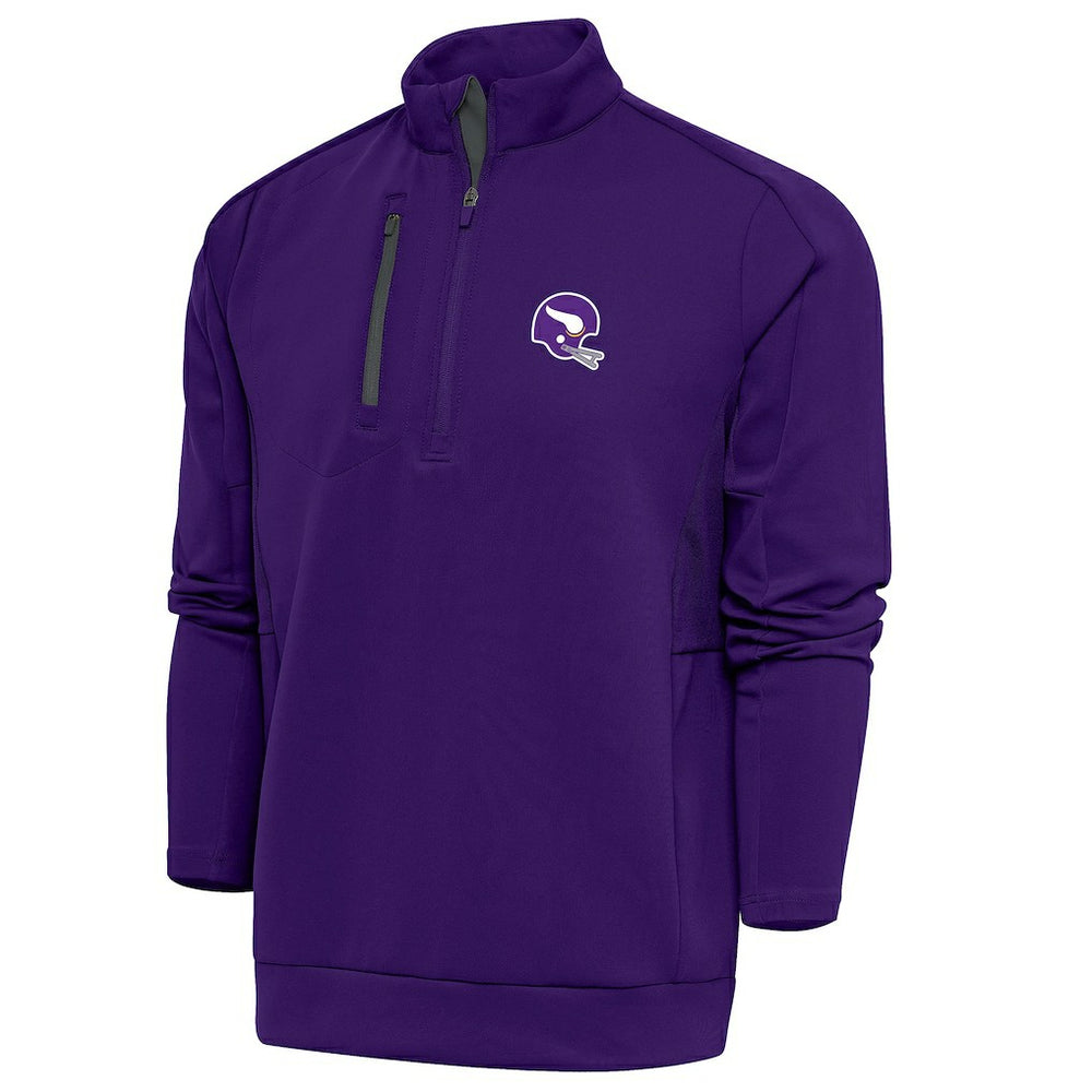Minnesota Vikings Antigua Generation Quarter-Zip Pullover Jacket - Purple - NFL
