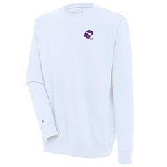 Minnesota Vikings Antigua Victory Crewneck Pullover Sweatshirt - White - NFL