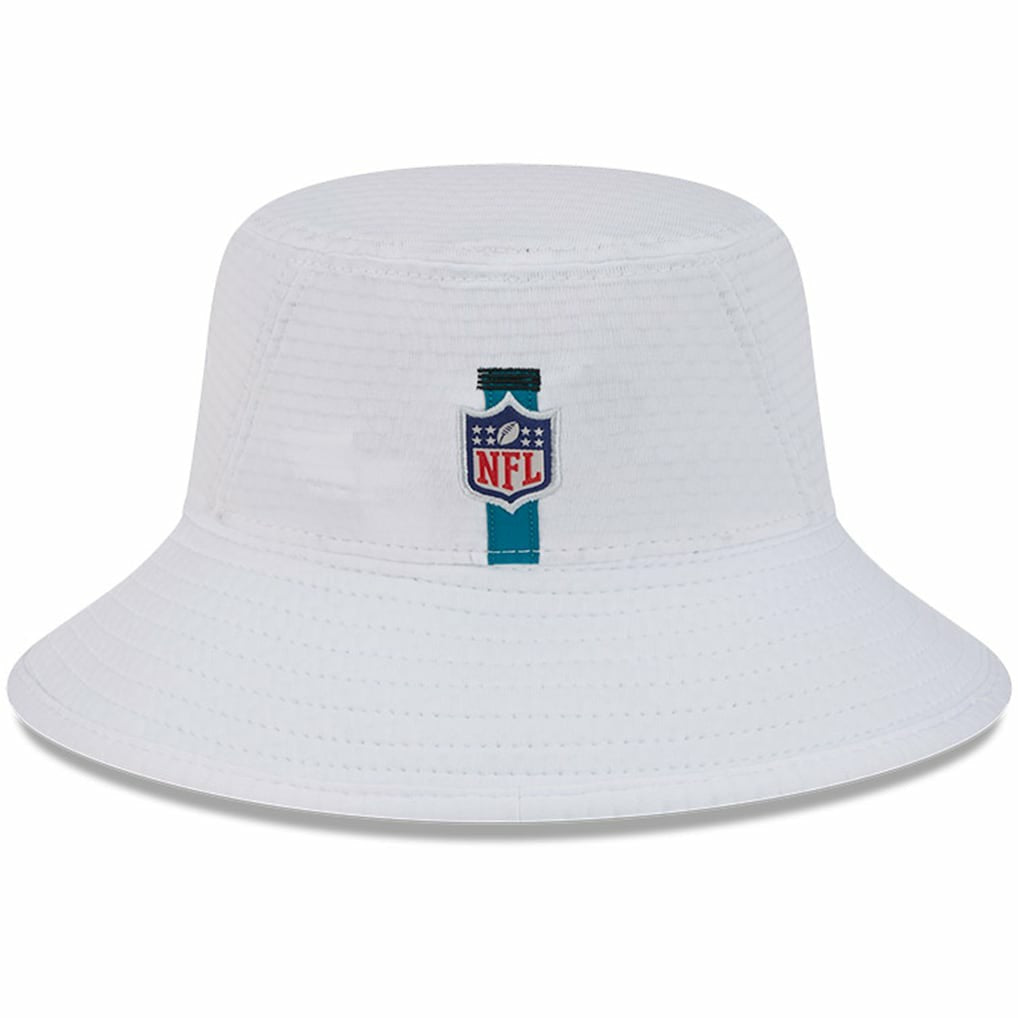 Jacksonville Jaguars New Era Youth 2024 NFL Training Camp Bucket Hat - White - NFL