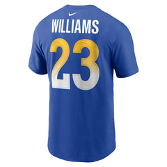 Kyren Williams Los Angeles Rams Player Name & Number T-Shirt - Royal - Nike