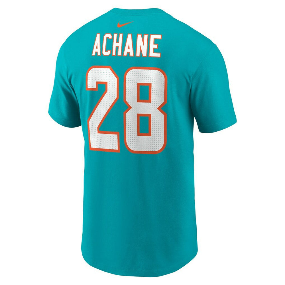 De’Von Achane Miami Dolphins Player Name & Number T-Shirt - Aqua - Nike