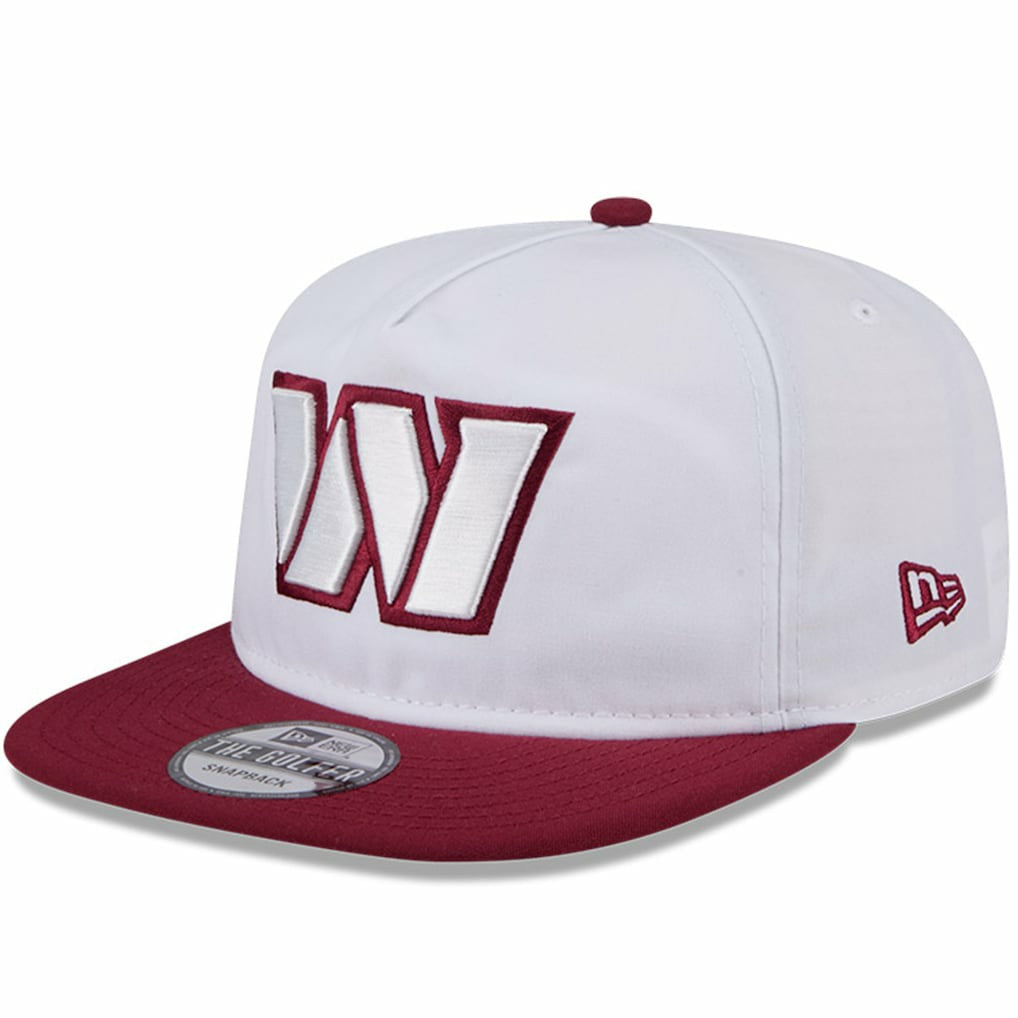 Washington Commanders New Era 2024 NFL Training Camp Golfer Snapback Hat - White/Burgundy - NFL