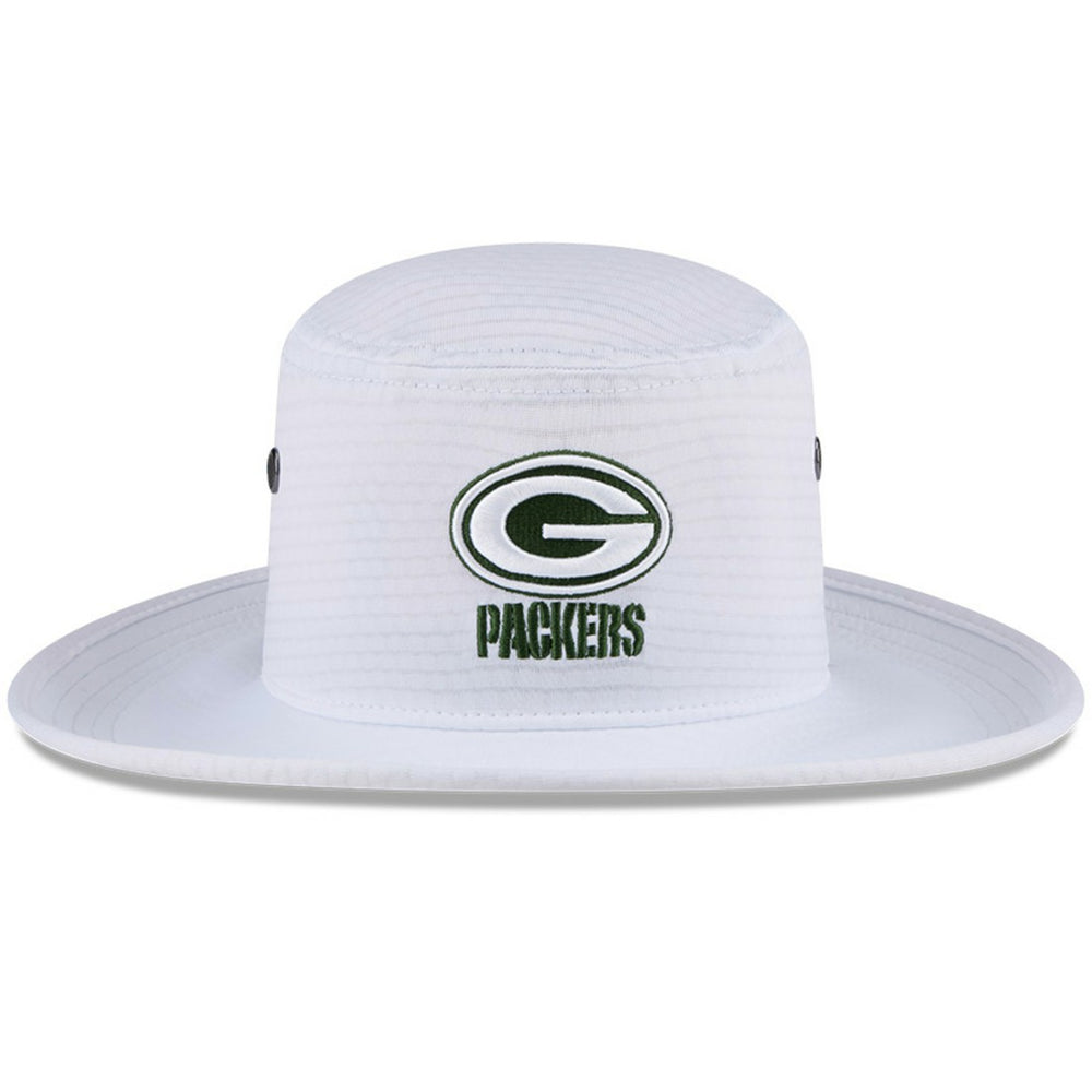 Green Bay Packers New Era 2024 NFL Training Camp Panama Bucket Hat - White - NFL
