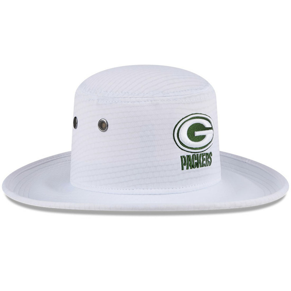 Green Bay Packers New Era 2024 NFL Training Camp Panama Bucket Hat - White - NFL