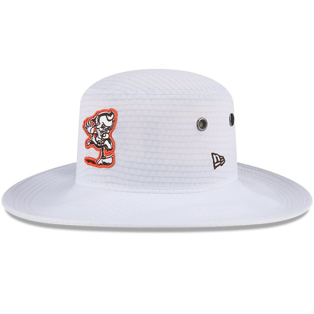 Cleveland Browns New Era 2024 NFL Training Camp Panama Bucket Hat - White - NFL