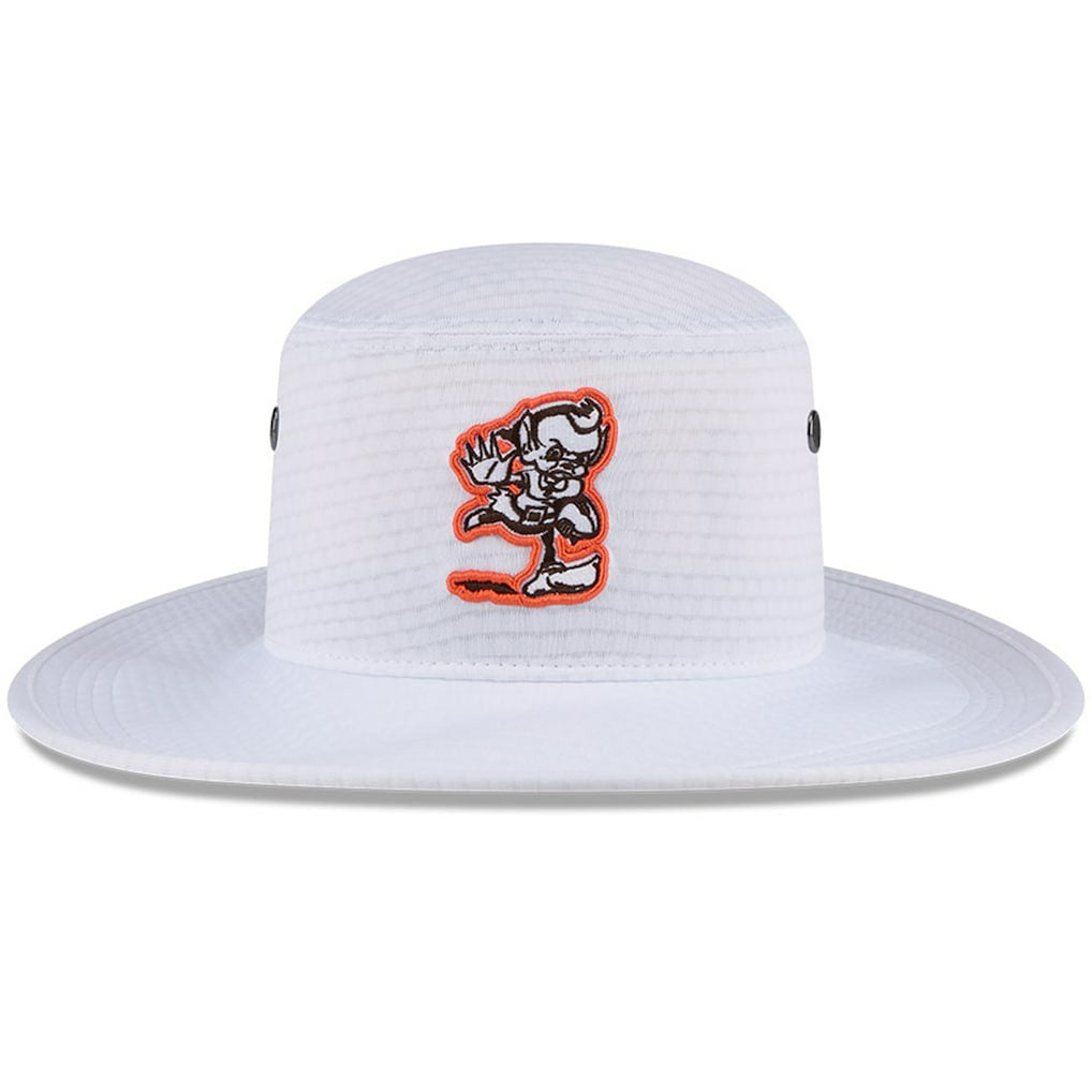Cleveland Browns New Era 2024 NFL Training Camp Panama Bucket Hat - White - NFL