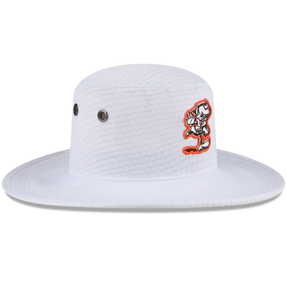 Cleveland Browns New Era 2024 NFL Training Camp Panama Bucket Hat - White - NFL