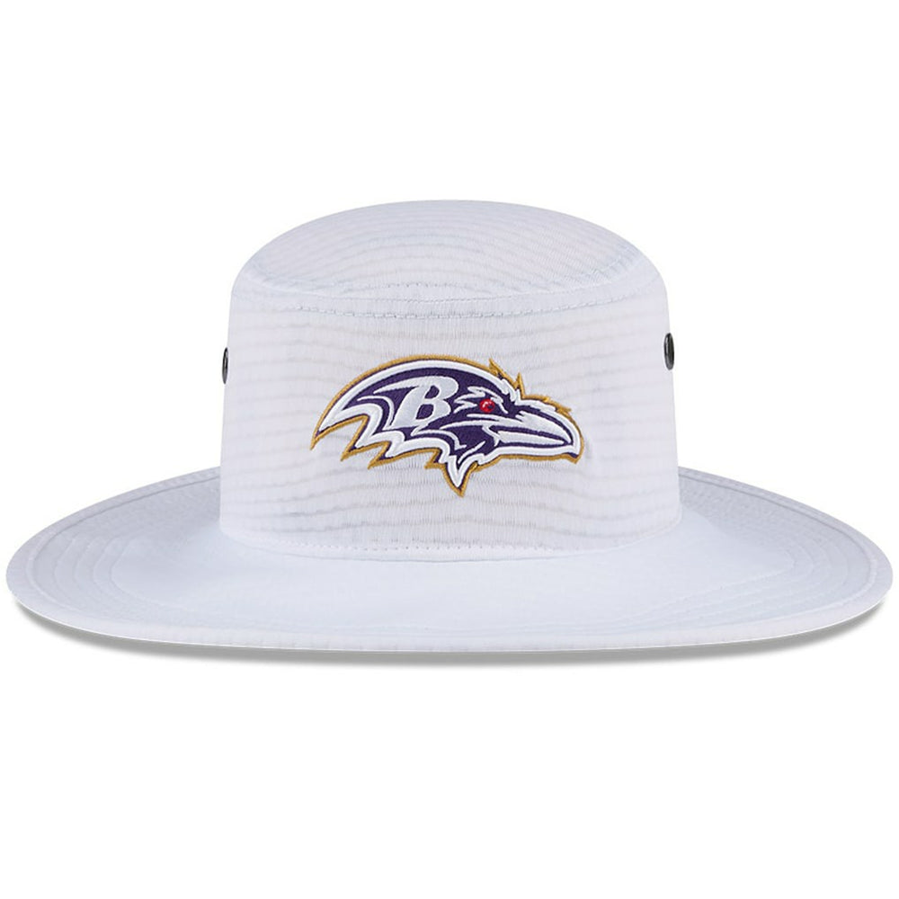Baltimore Ravens New Era 2024 NFL Training Camp Panama Bucket Hat - White - NFL