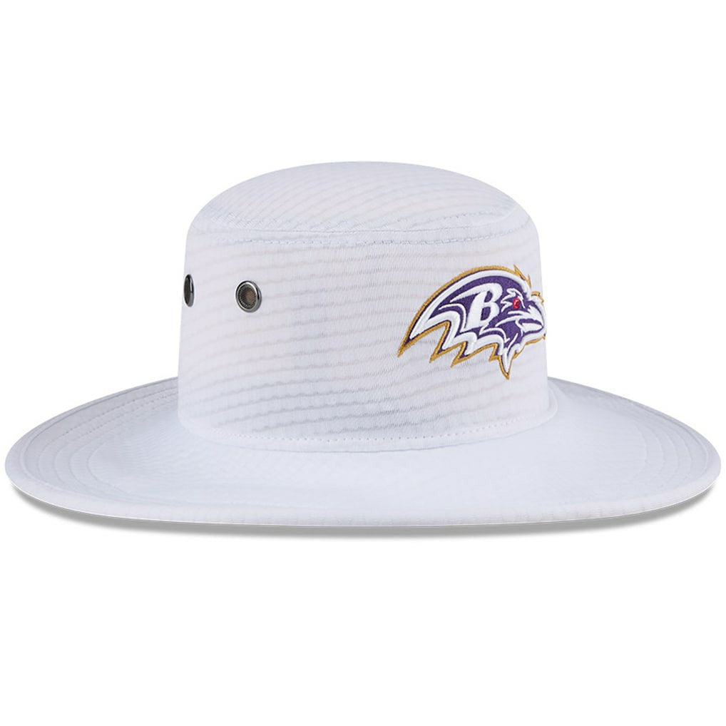 Baltimore Ravens New Era 2024 NFL Training Camp Panama Bucket Hat - White - NFL