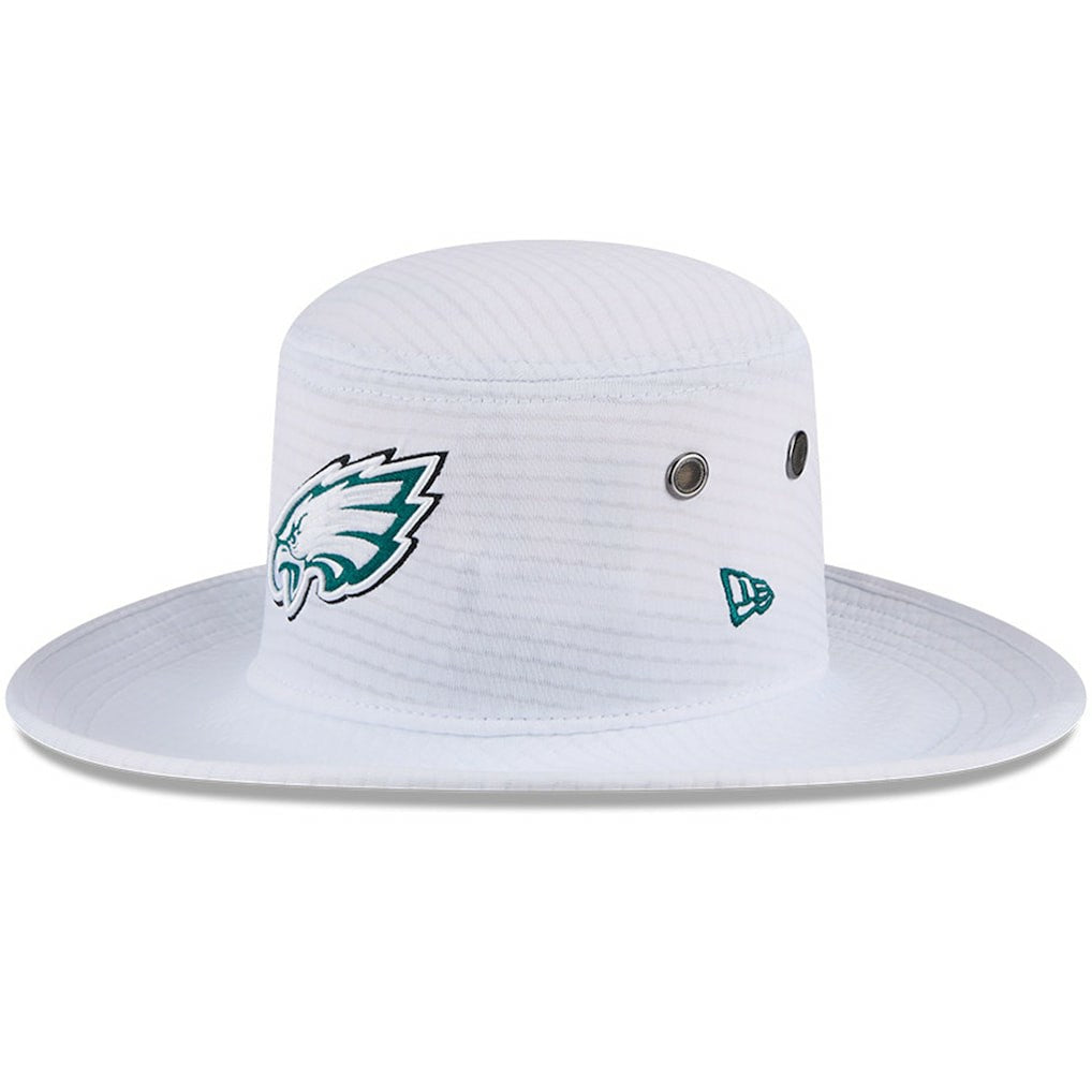 Philadelphia Eagles New Era 2024 NFL Training Camp Panama Bucket Hat - White - NFL