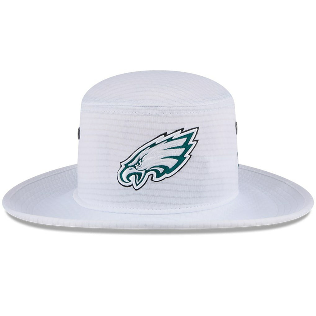 Philadelphia Eagles New Era 2024 NFL Training Camp Panama Bucket Hat - White - NFL
