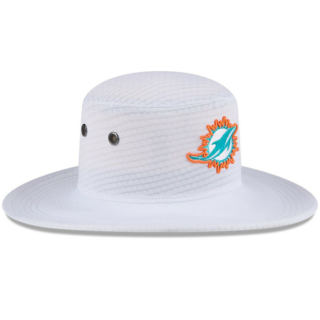 Miami Dolphins New Era 2024 NFL Training Camp Panama Bucket Hat - White - NFL