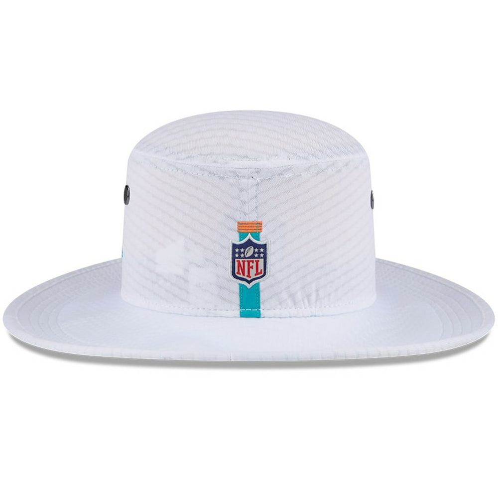 Miami Dolphins New Era 2024 NFL Training Camp Panama Bucket Hat - White - NFL
