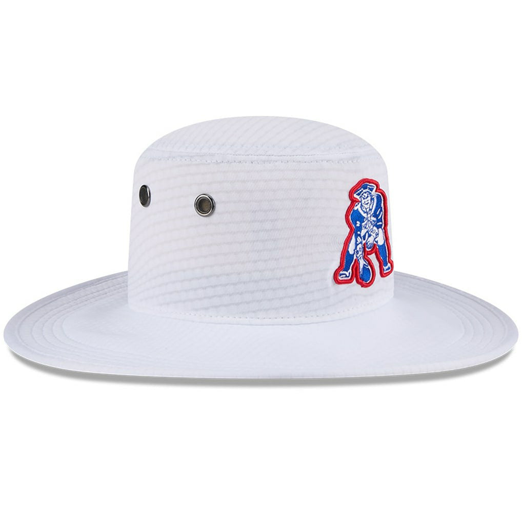 New England Patriots New Era 2024 NFL Training Camp Panama Bucket Hat - White - NFL