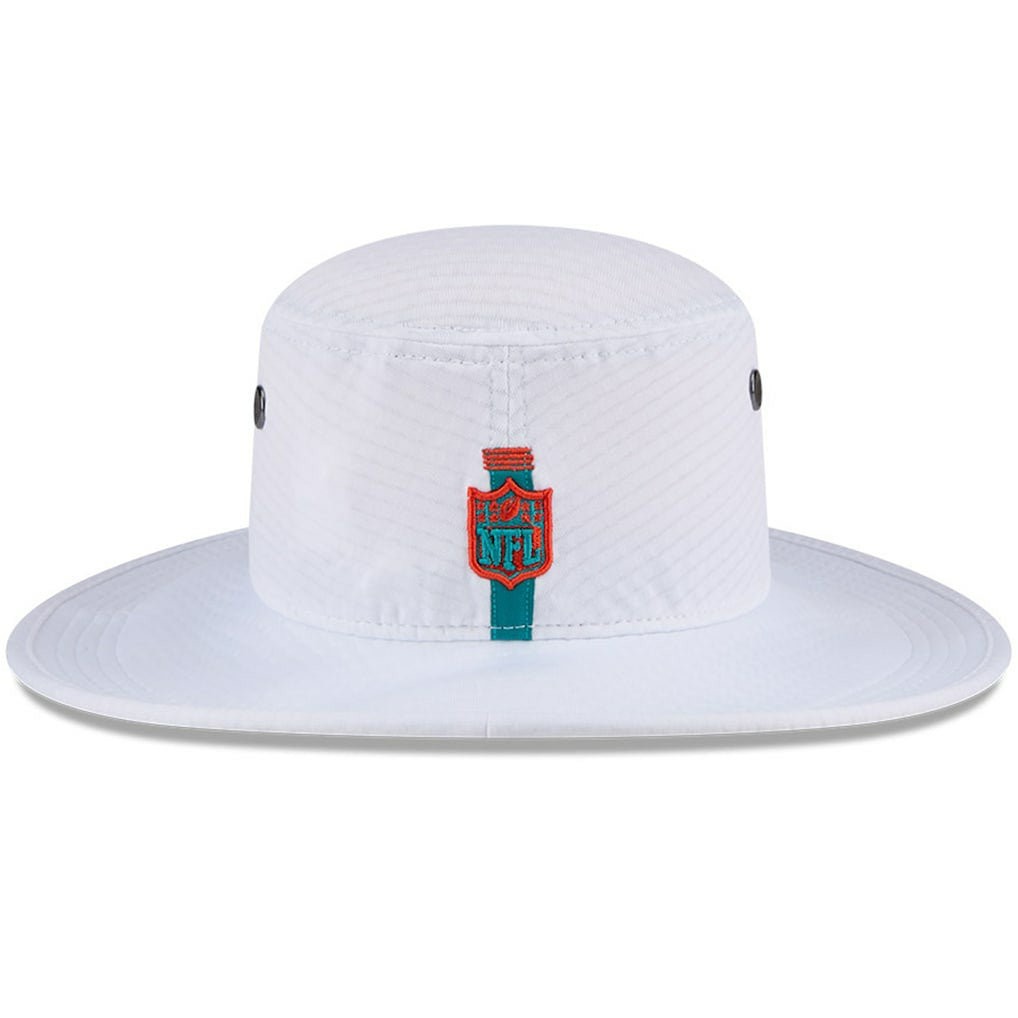 Miami Dolphins New Era 2024 NFL Training Camp Panama Bucket Hat - White - NFL