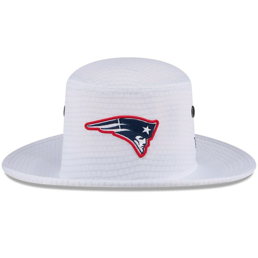 New England Patriots New Era 2024 NFL Training Camp Panama Bucket Hat - White - NFL