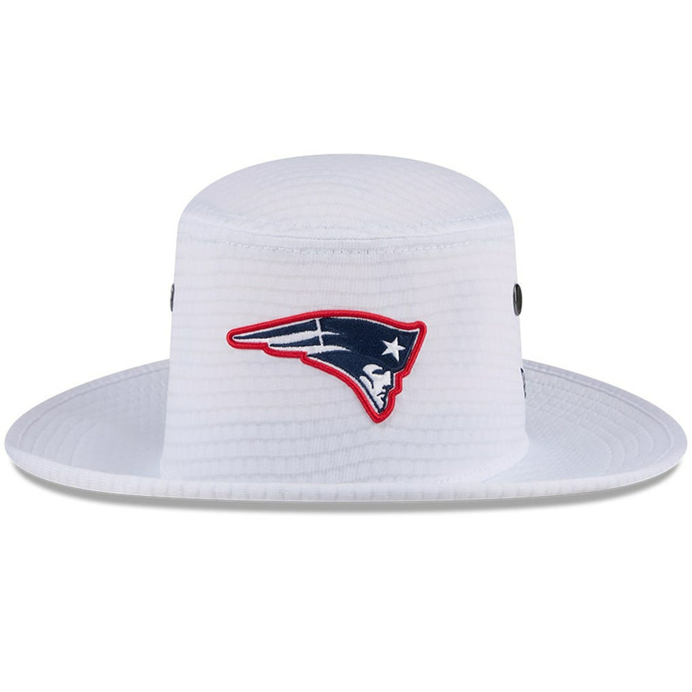 New England Patriots New Era 2024 NFL Training Camp Panama Bucket Hat - White - NFL