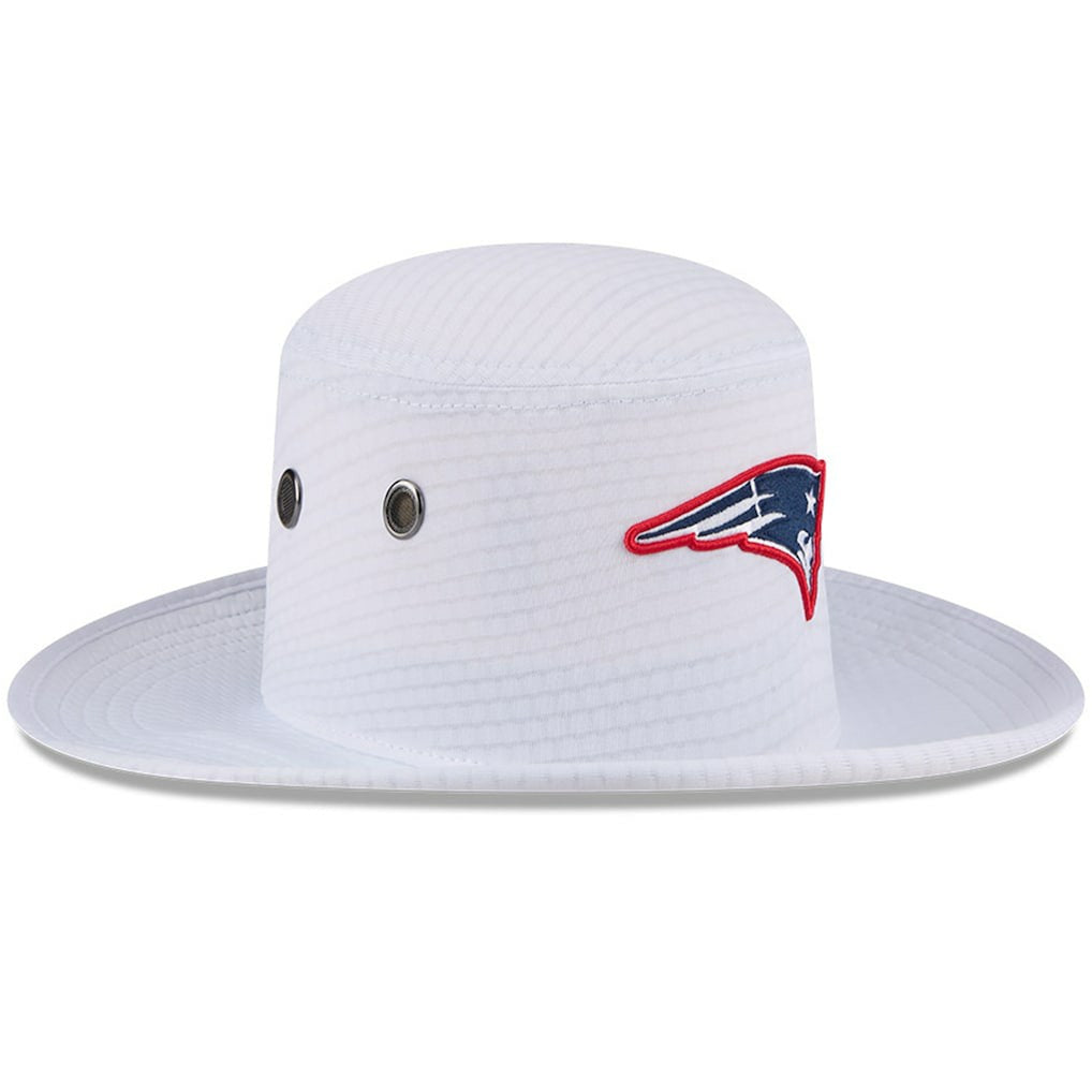 New England Patriots New Era 2024 NFL Training Camp Panama Bucket Hat - White - NFL
