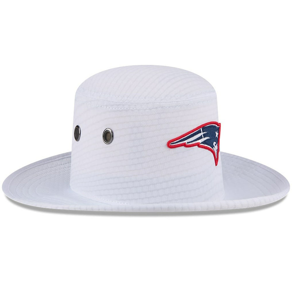 New England Patriots New Era 2024 NFL Training Camp Panama Bucket Hat - White - NFL