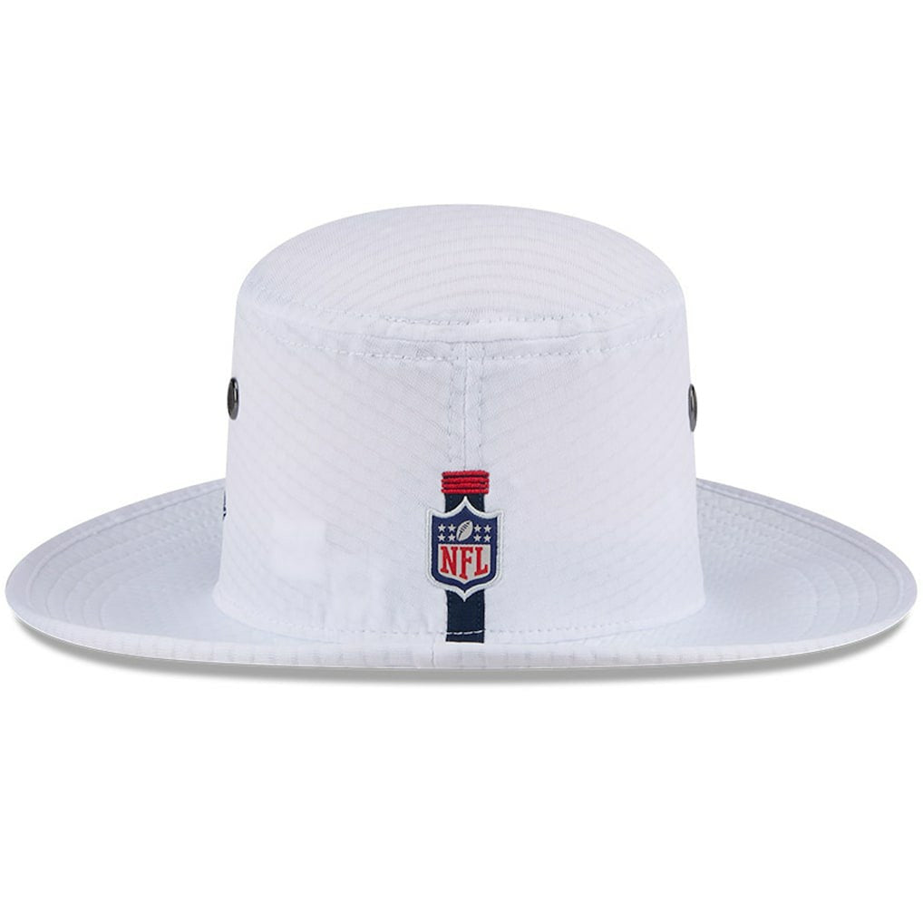 New England Patriots New Era 2024 NFL Training Camp Panama Bucket Hat - White - NFL