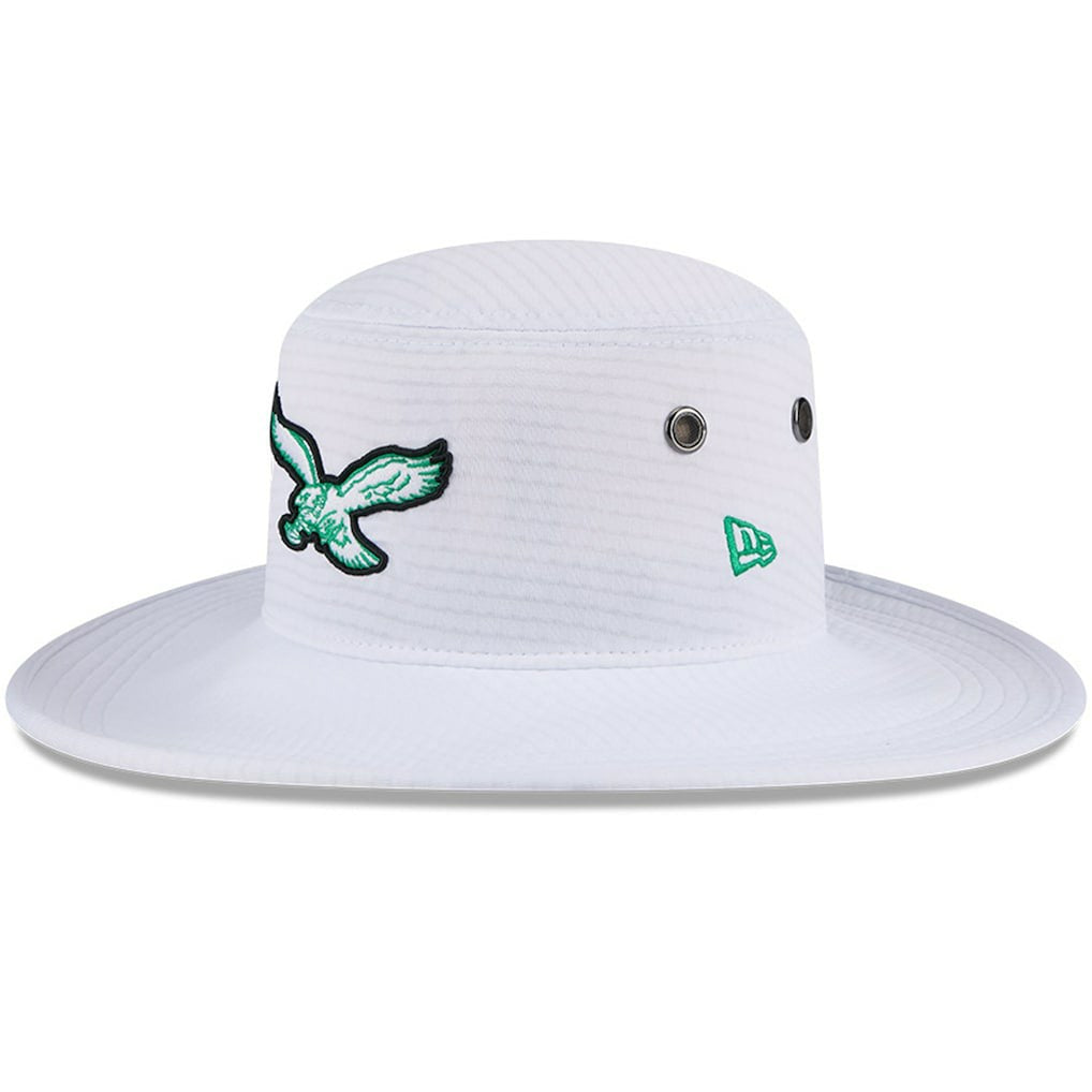Philadelphia Eagles New Era 2024 NFL Training Camp Panama Bucket Hat - White - NFL