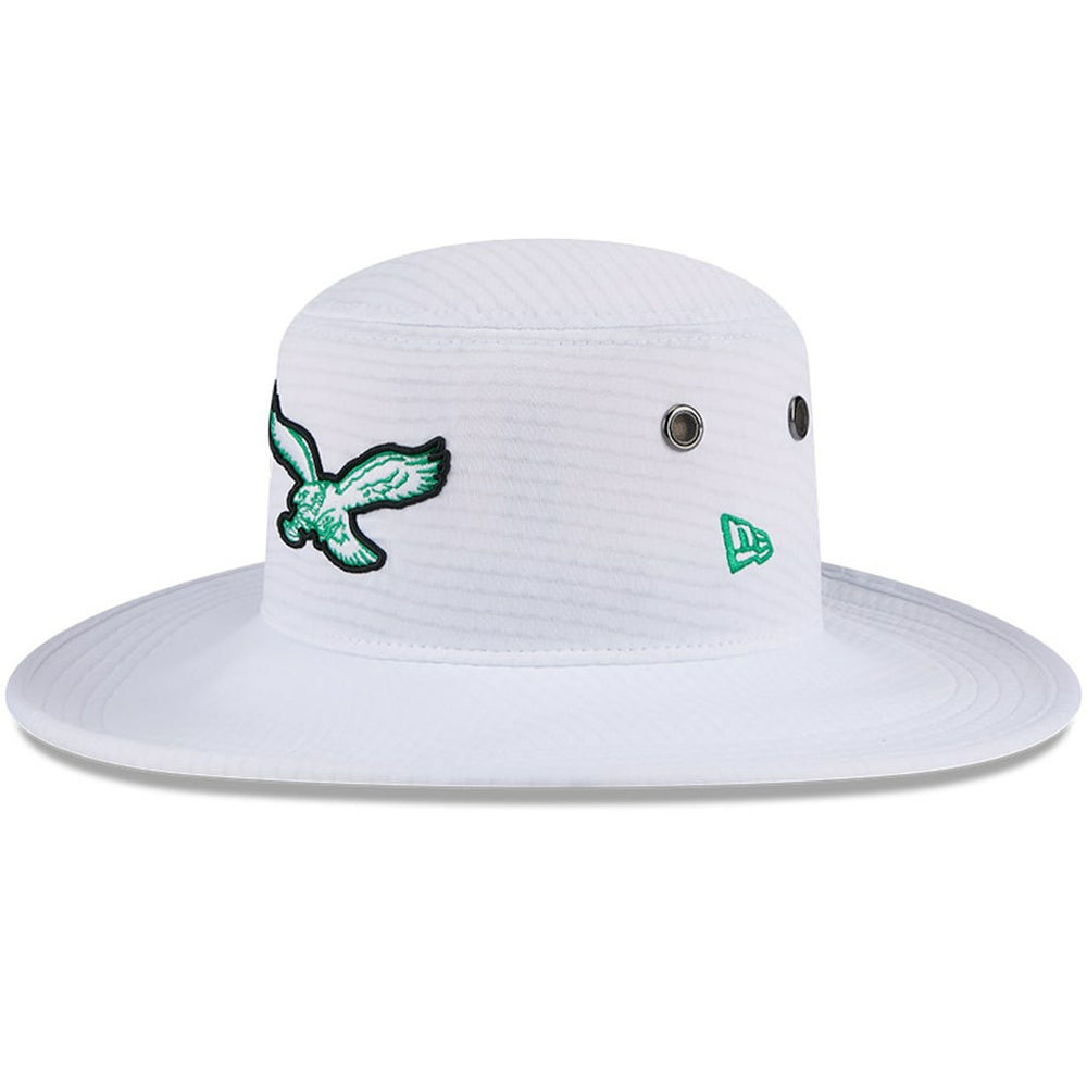 Philadelphia Eagles New Era 2024 NFL Training Camp Panama Bucket Hat - White - NFL