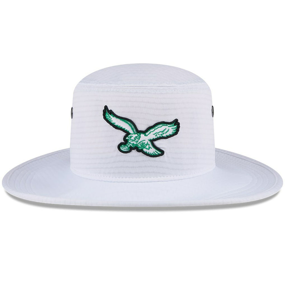 Philadelphia Eagles New Era 2024 NFL Training Camp Panama Bucket Hat - White - NFL