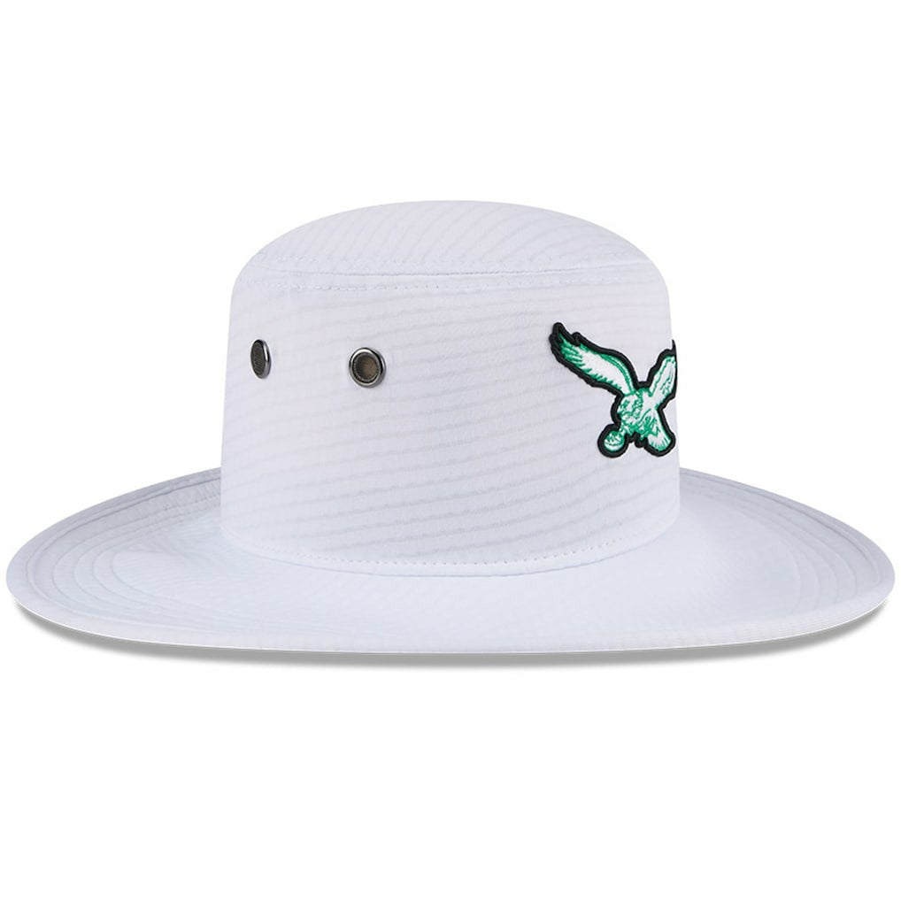 Philadelphia Eagles New Era 2024 NFL Training Camp Panama Bucket Hat - White - NFL