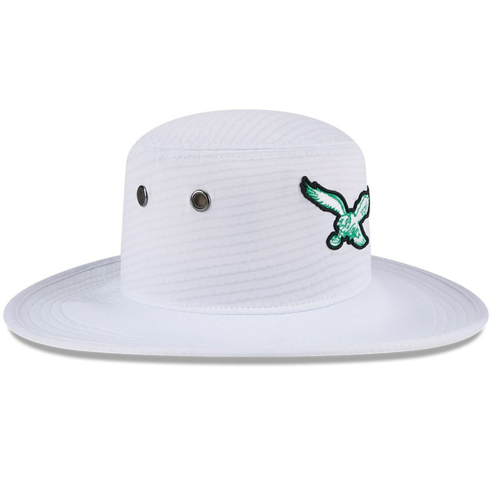 Philadelphia Eagles New Era 2024 NFL Training Camp Panama Bucket Hat - White - NFL