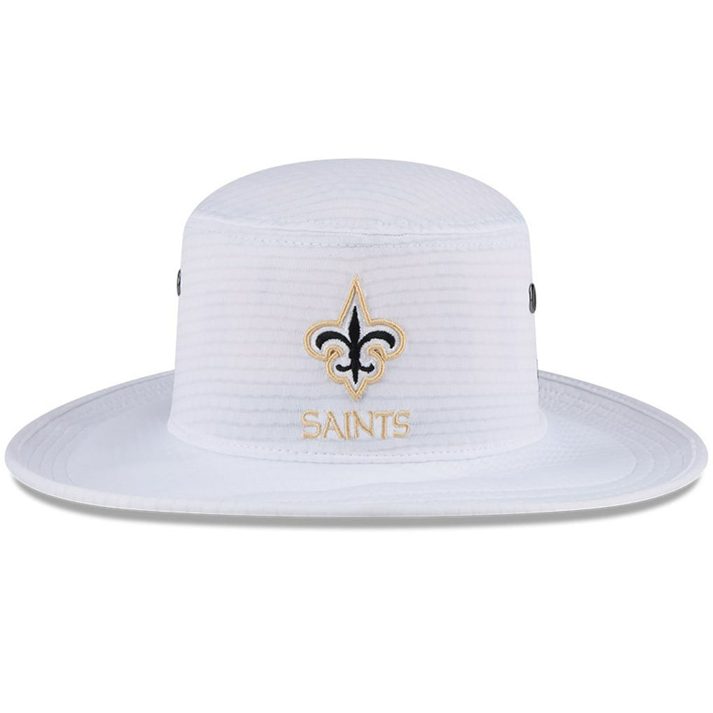 New Orleans Saints New Era 2024 NFL Training Camp Panama Bucket Hat - White - NFL