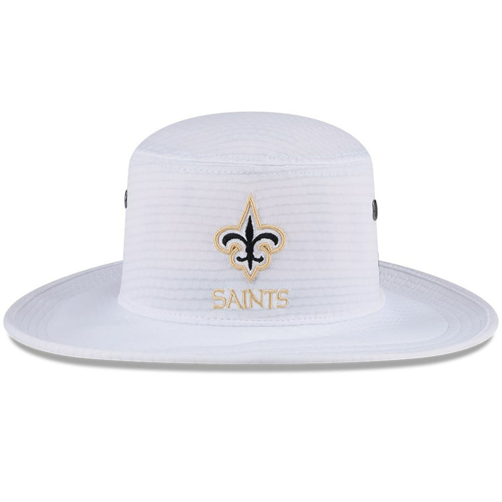 New Orleans Saints New Era 2024 NFL Training Camp Panama Bucket Hat - White - NFL