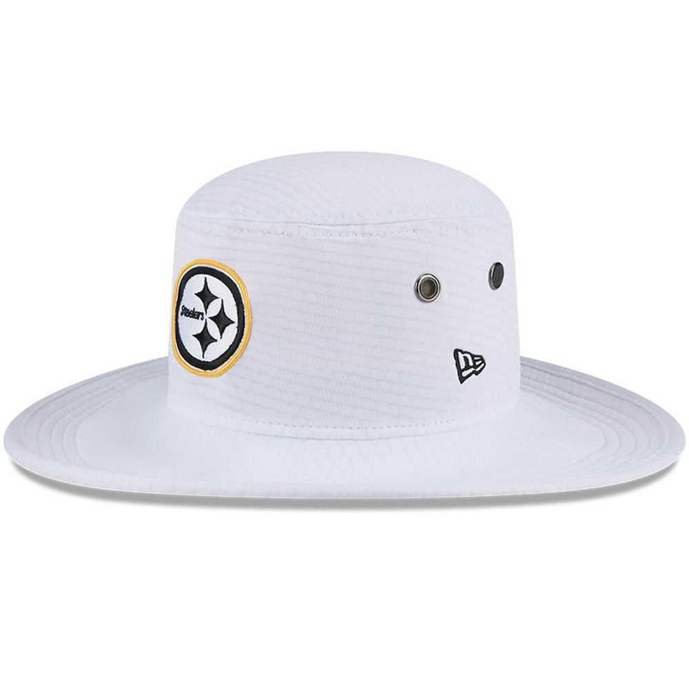 Pittsburgh Steelers New Era 2024 NFL Training Camp Panama Bucket Hat - White - NFL