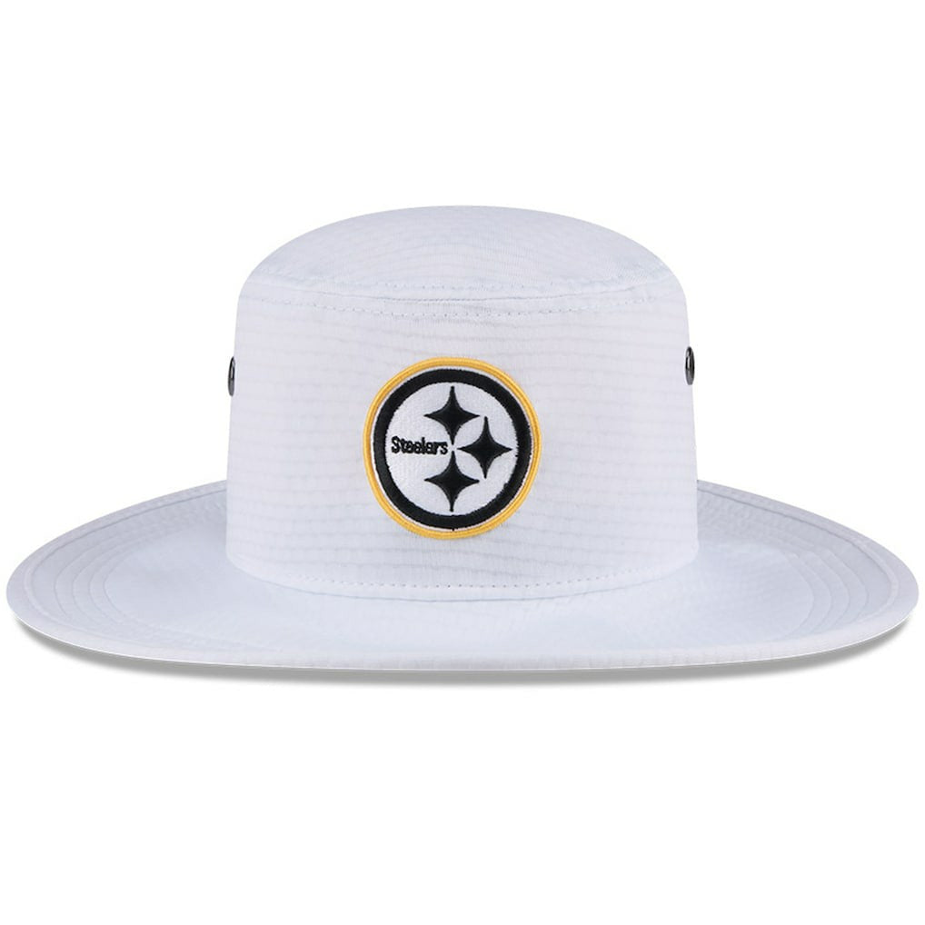 Pittsburgh Steelers New Era 2024 NFL Training Camp Panama Bucket Hat - White - NFL