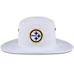 Pittsburgh Steelers New Era 2024 NFL Training Camp Panama Bucket Hat - White - NFL
