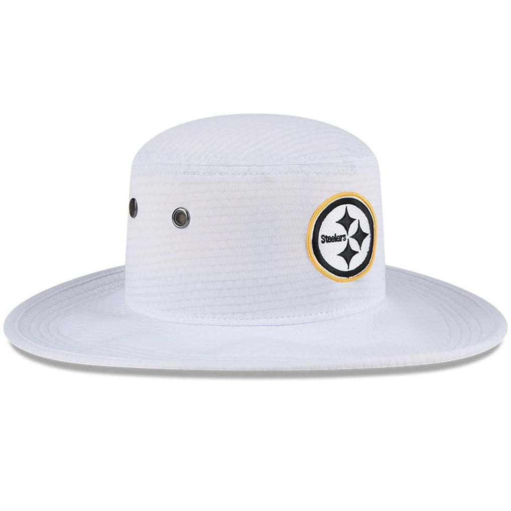Pittsburgh Steelers New Era 2024 NFL Training Camp Panama Bucket Hat - White - NFL