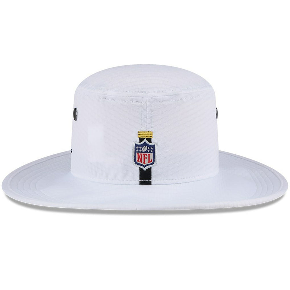 Pittsburgh Steelers New Era 2024 NFL Training Camp Panama Bucket Hat - White - NFL