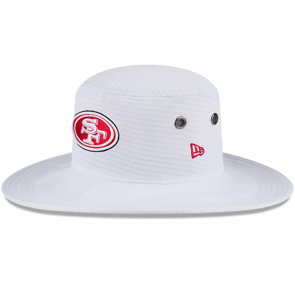 San Francisco 49ers New Era 2024 NFL Training Camp Panama Bucket Hat - White - NFL