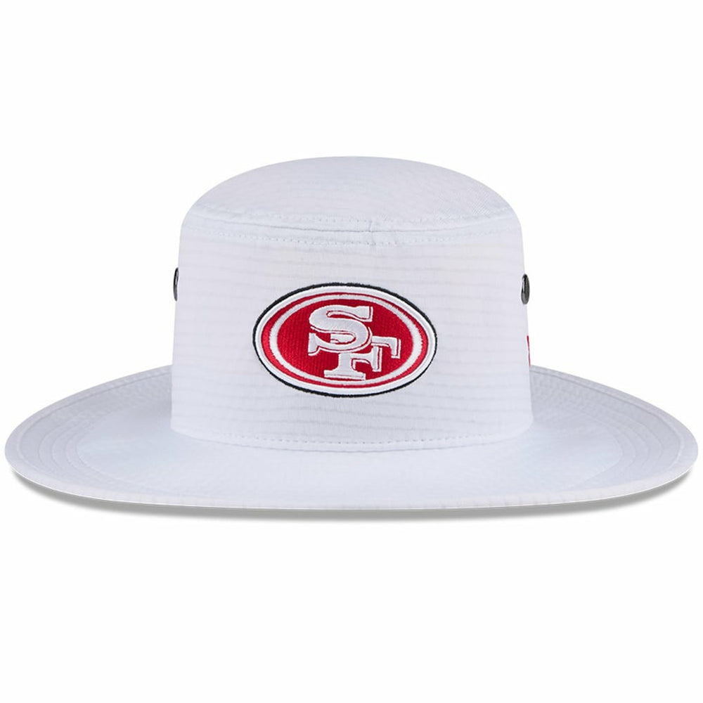 San Francisco 49ers New Era 2024 NFL Training Camp Panama Bucket Hat - White - NFL