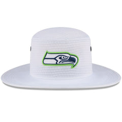 Seattle Seahawks New Era 2024 NFL Training Camp Panama Bucket Hat - White - NFL