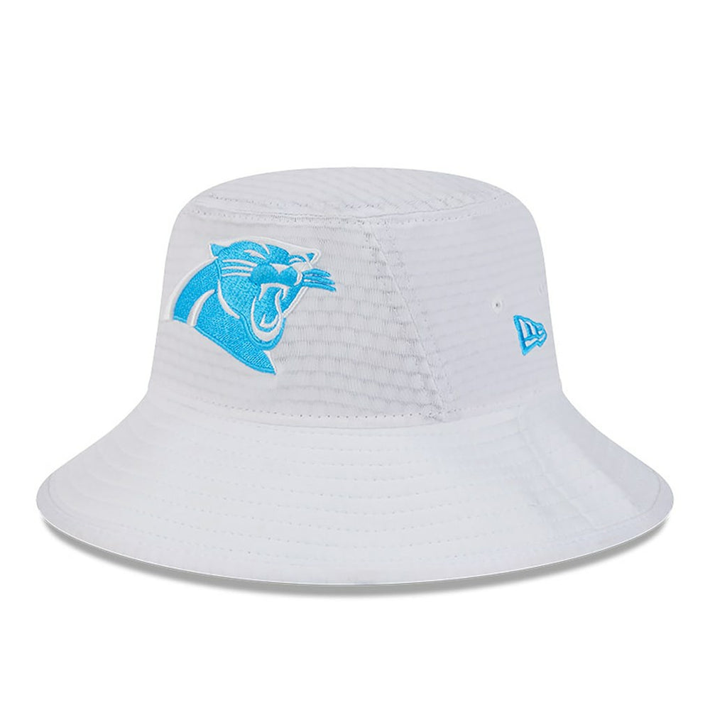 Carolina Panthers New Era 2024 NFL Training Camp Stretch Bucket Hat - White - NFL