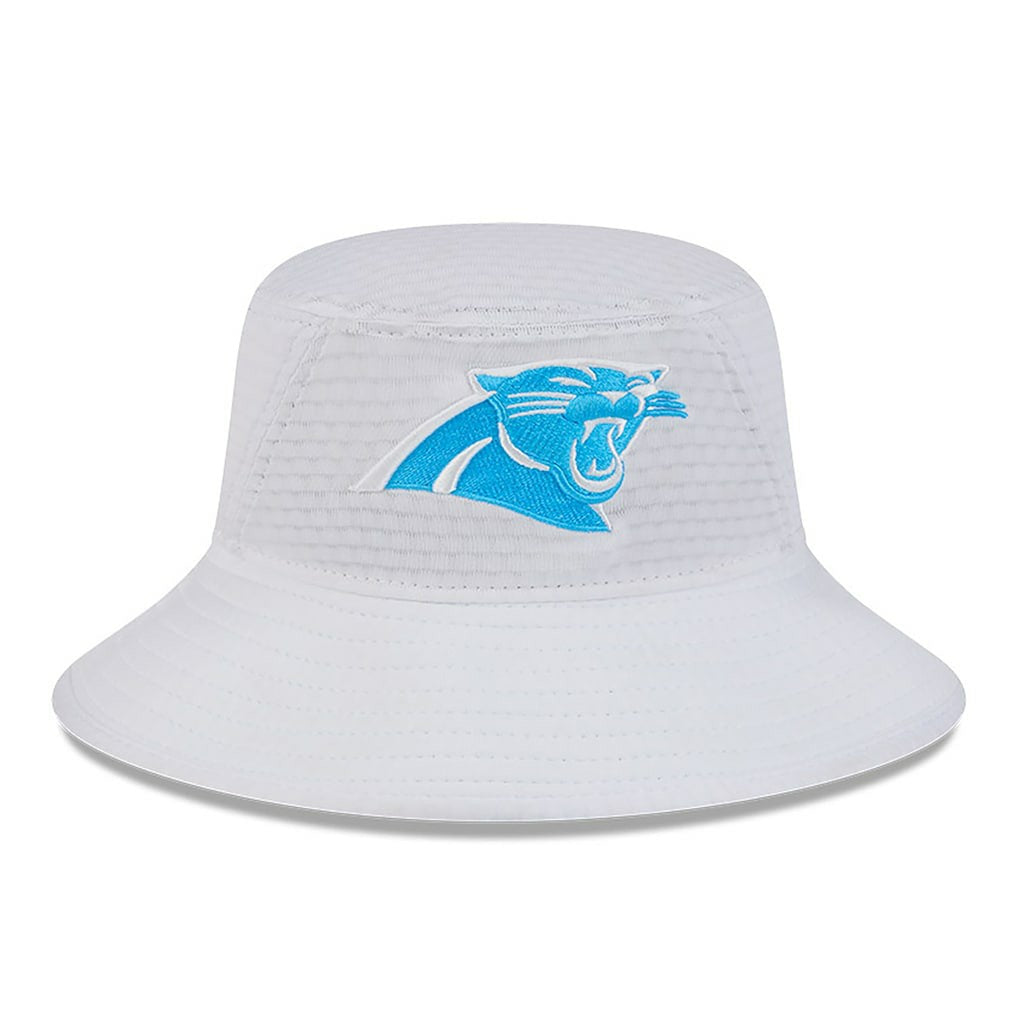 Carolina Panthers New Era 2024 NFL Training Camp Stretch Bucket Hat - White - NFL