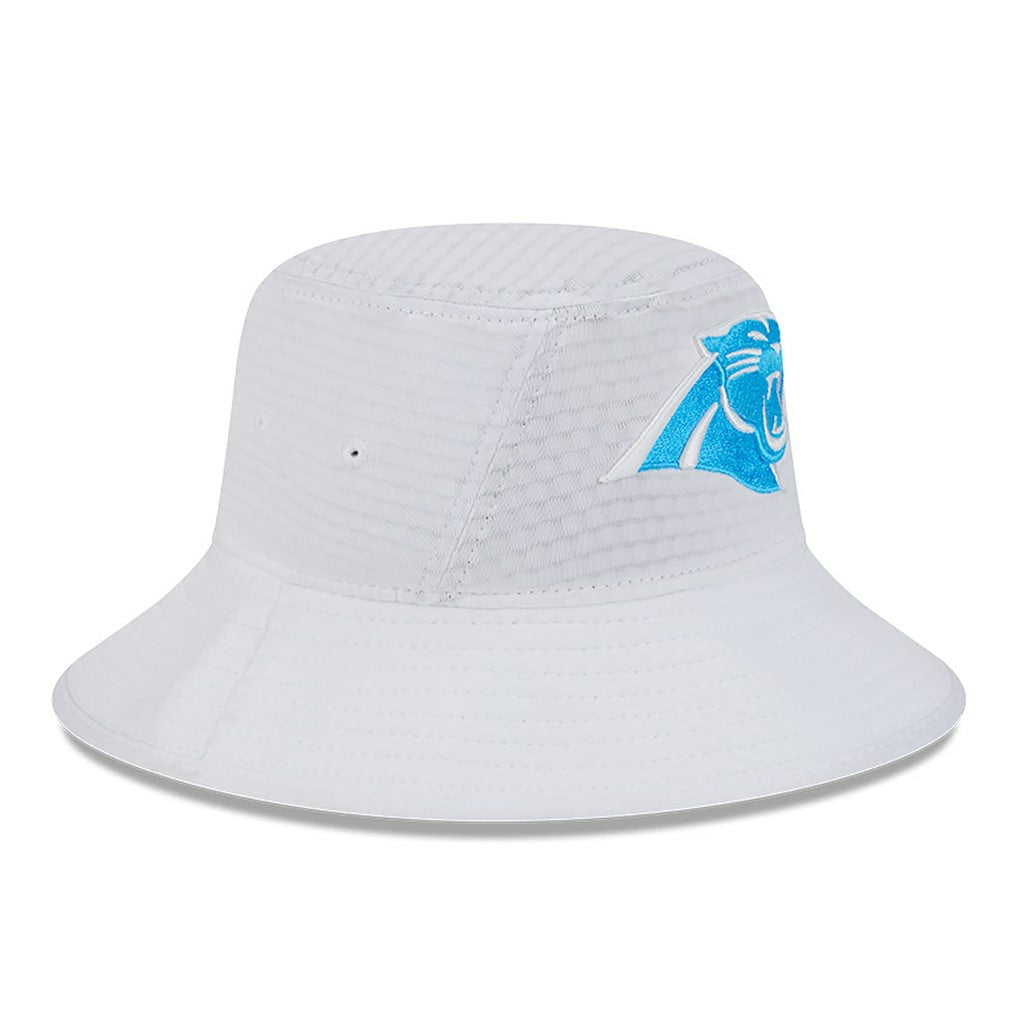 Carolina Panthers New Era 2024 NFL Training Camp Stretch Bucket Hat - White - NFL