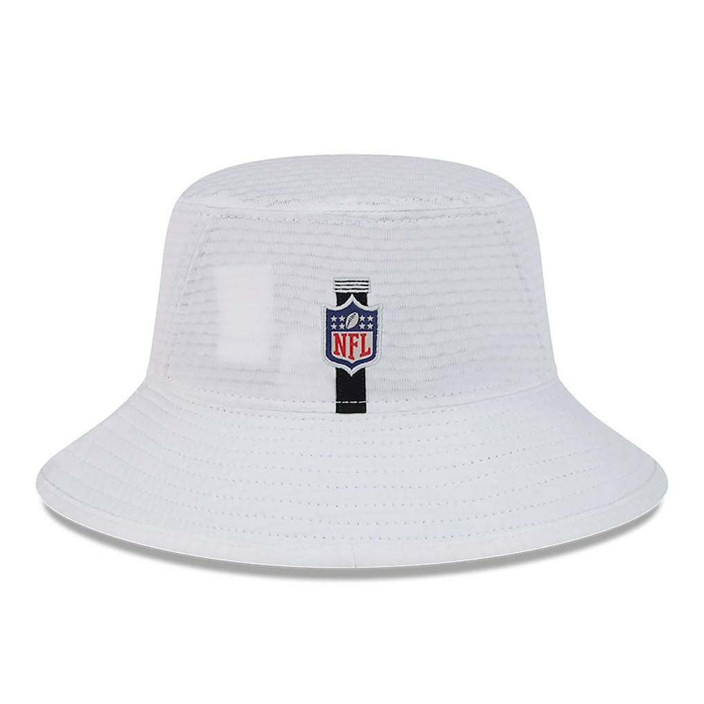 Las Vegas Raiders New Era 2024 NFL Training Camp Stretch Bucket Hat - White - NFL