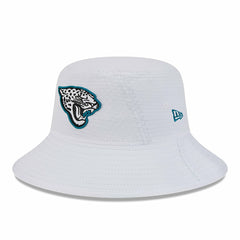 Jacksonville Jaguars New Era 2024 NFL Training Camp Stretch Bucket Hat - White - NFL