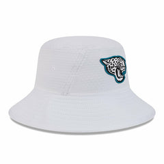 Jacksonville Jaguars New Era 2024 NFL Training Camp Stretch Bucket Hat - White - NFL