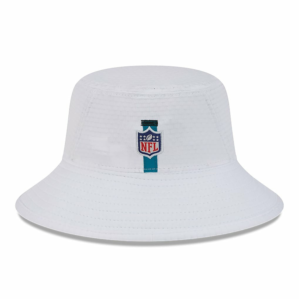 Jacksonville Jaguars New Era 2024 NFL Training Camp Stretch Bucket Hat - White - NFL