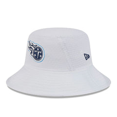 Tennessee Titans New Era 2024 NFL Training Camp Stretch Bucket Hat - White - NFL