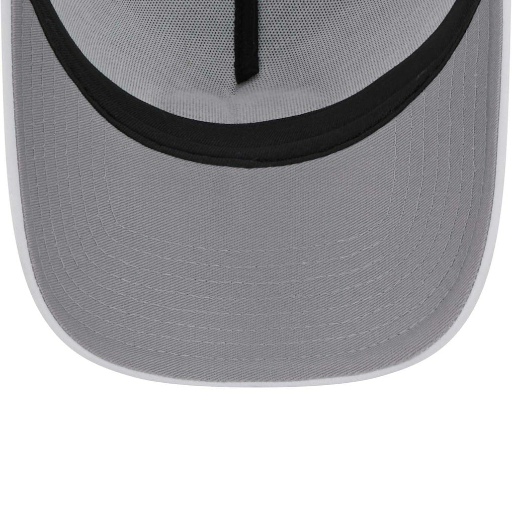 Jacksonville Jaguars New Era Happy A-Frame Trucker 9FORTY Snapback Hat - White - NFL