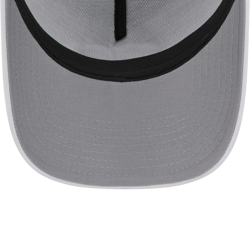 Jacksonville Jaguars New Era Happy A-Frame Trucker 9FORTY Snapback Hat - White - NFL