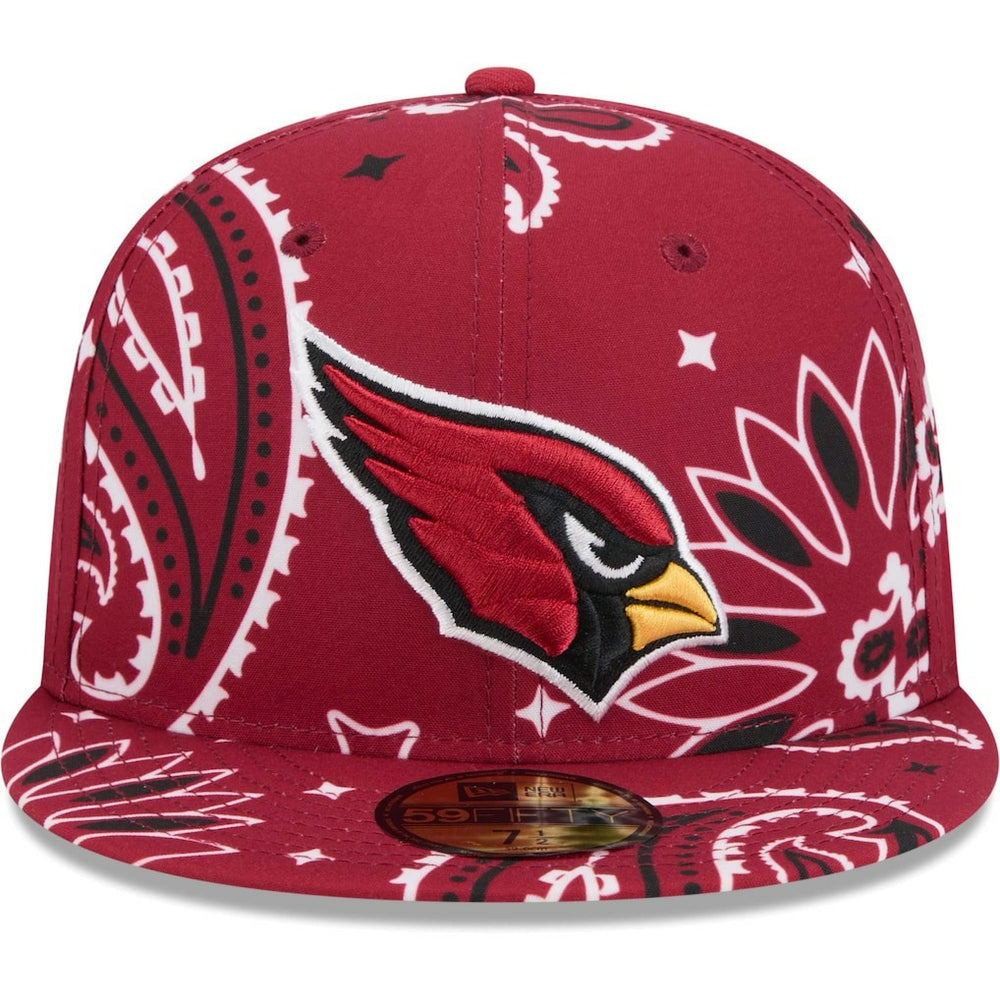 Arizona Cardinals New Era Paisley 59FIFTY Fitted Hat - Cardinal - NFL